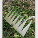 Agricultural shovel with 6 forks